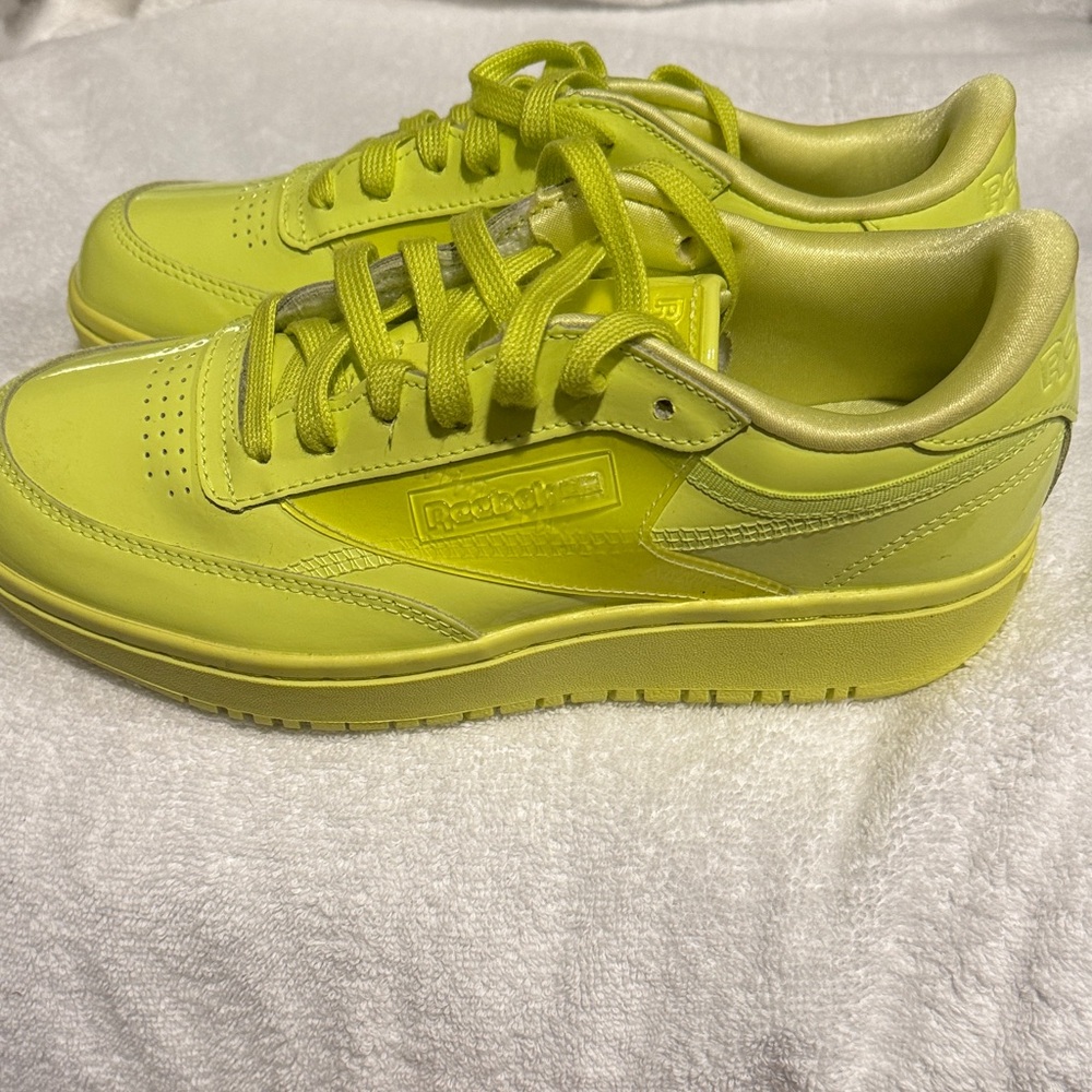 Reebok Bright Yellow Athletic Shoes
